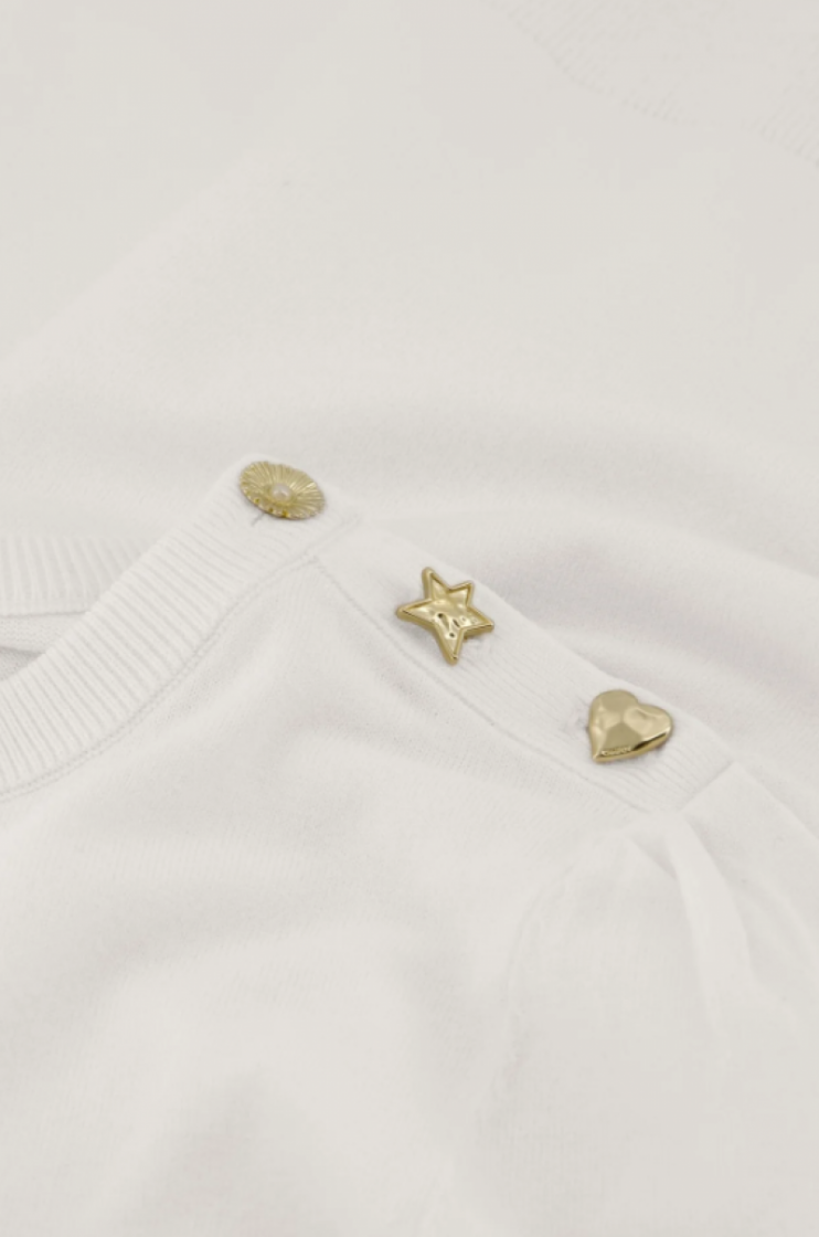 Molly Short Sleeve Cosy White